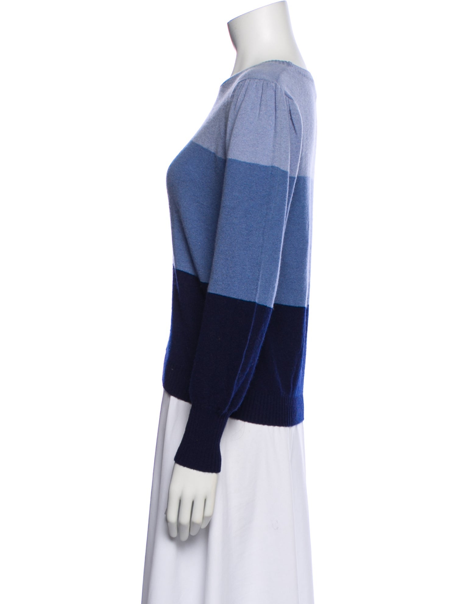 Amicale Cashmere Striped Sweater