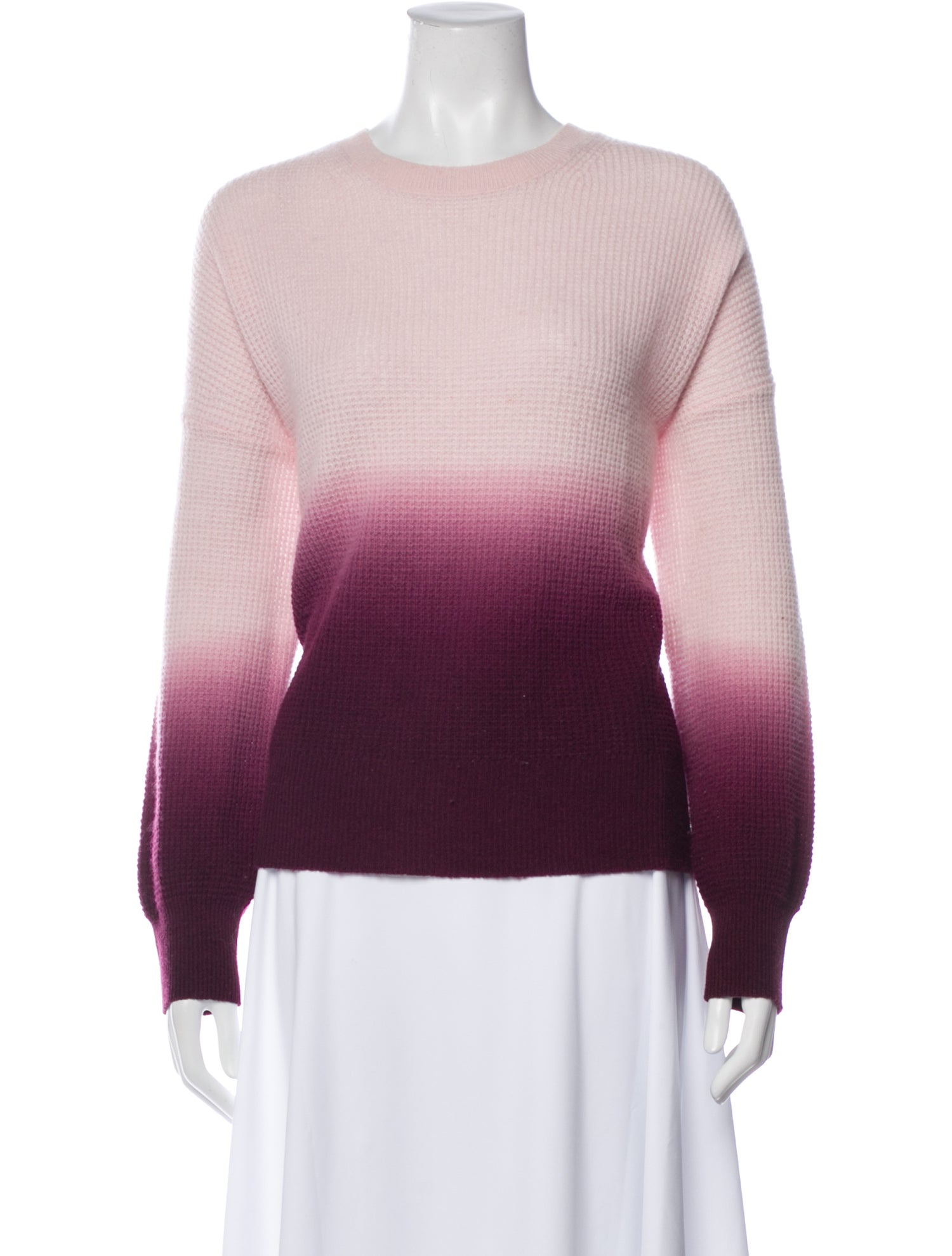 Amicale Cashmere Tie-Dye Print Sweater