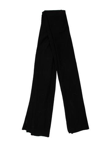 Pre-owned Amicale Cashmere Scarf In Black
