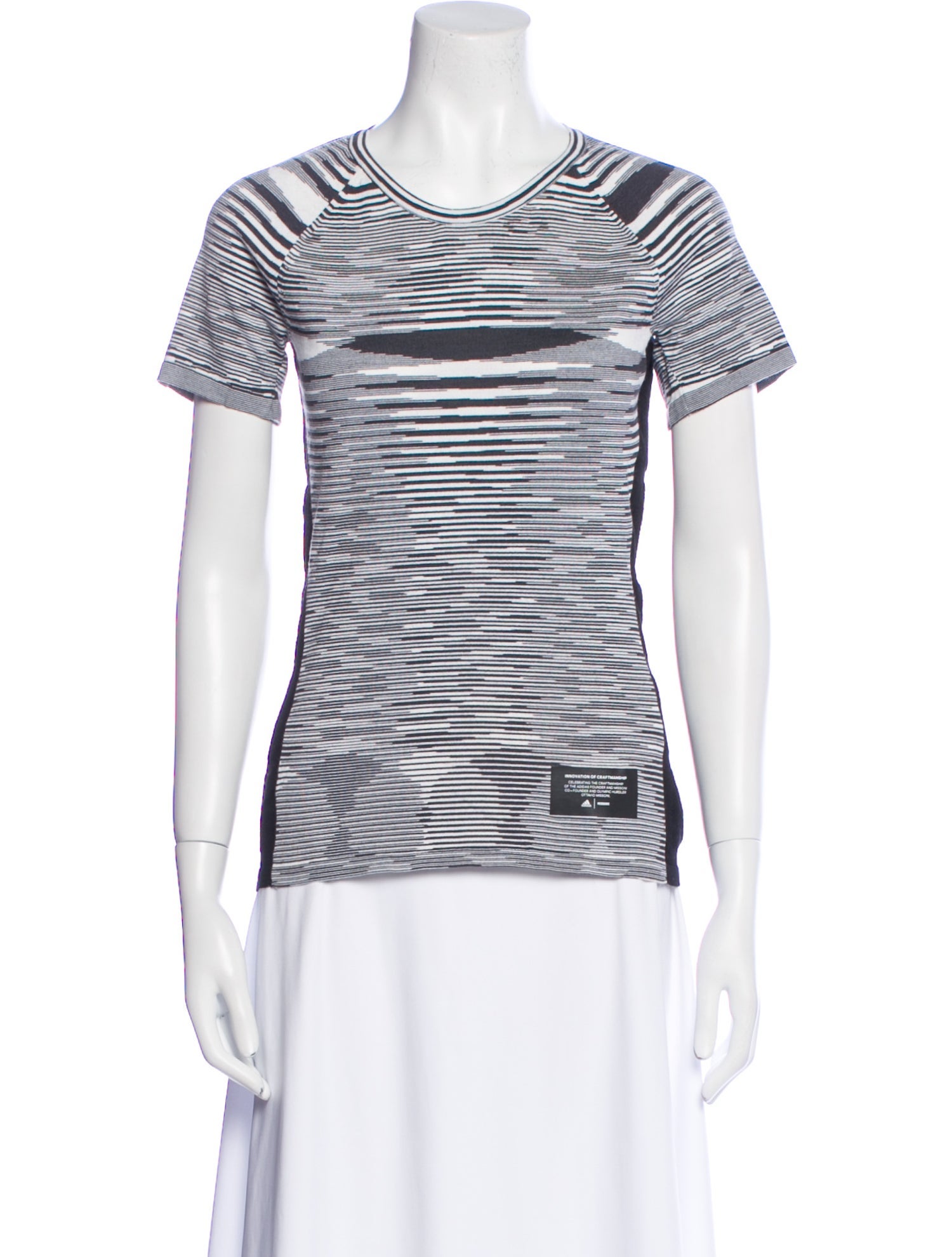 Adidas x Missoni Striped Scoop Neck T-Shirt w/ Tags