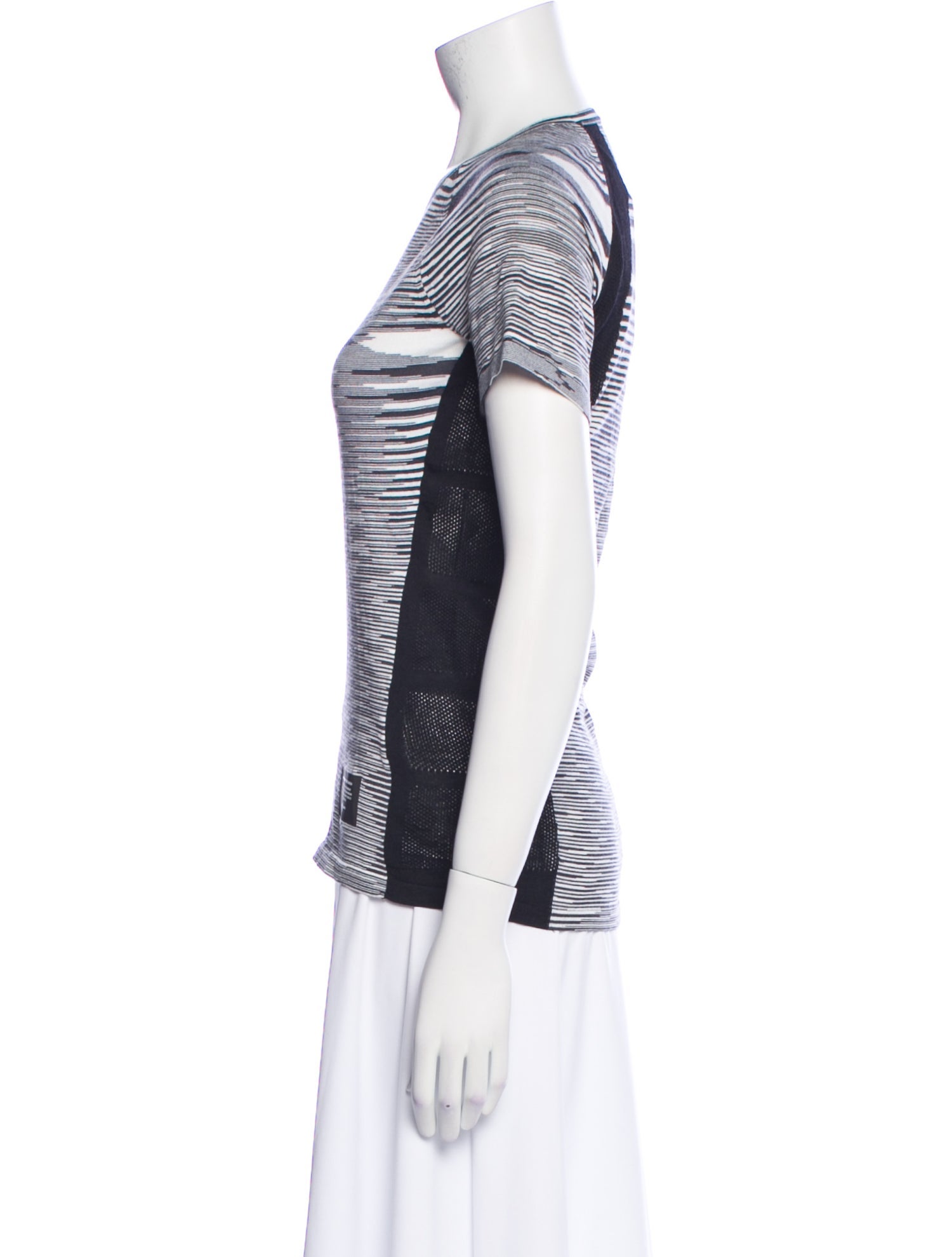 Adidas x Missoni Striped Scoop Neck T-Shirt w/ Tags