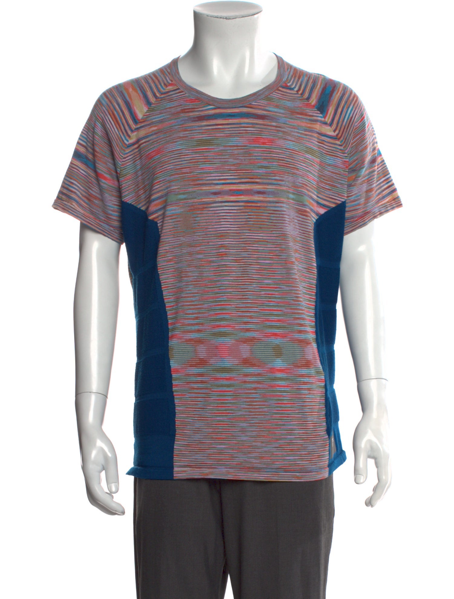 Adidas x Missoni Striped Crew Neck T-Shirt