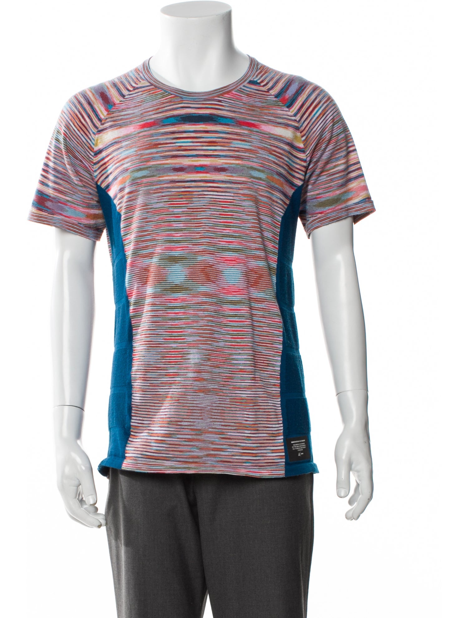 Adidas x Missoni Striped Crew Neck T-Shirt