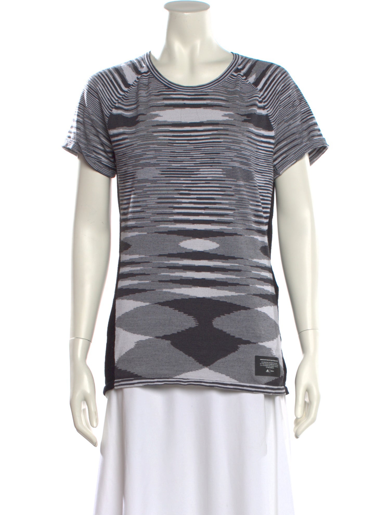 Adidas x Missoni Printed Scoop Neck T-Shirt