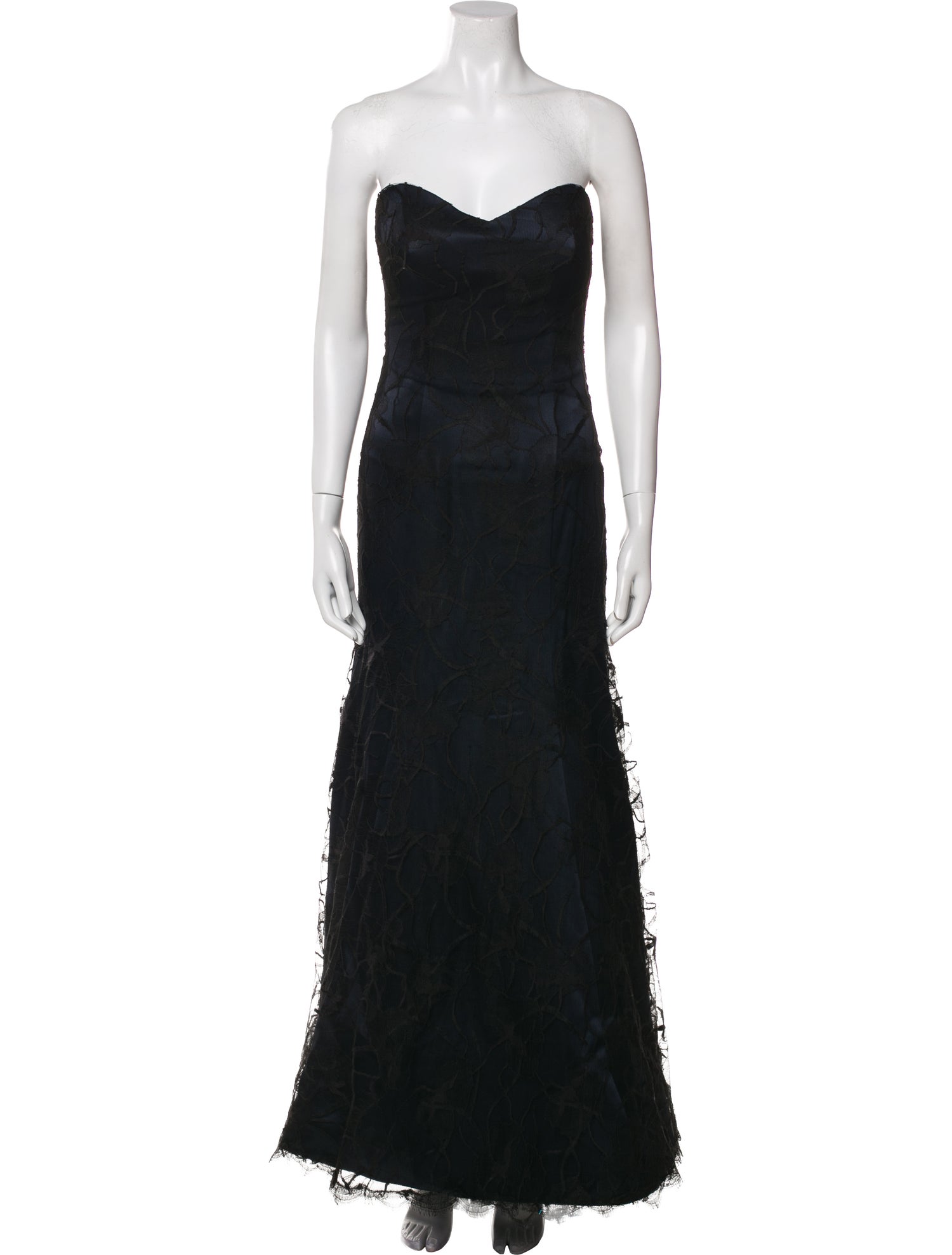 Anna Maier Strapless Midi Length Dress