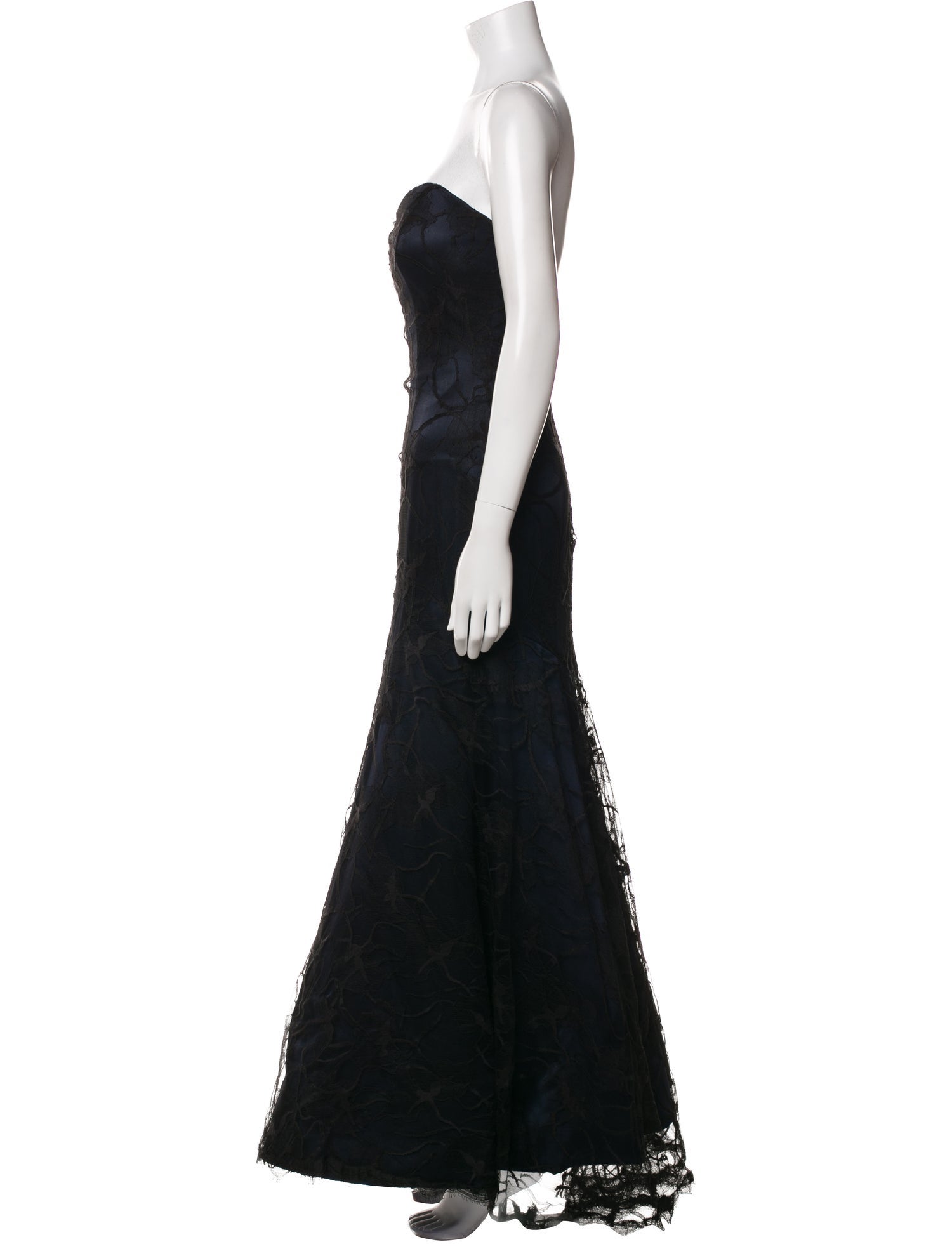 Anna Maier Strapless Midi Length Dress