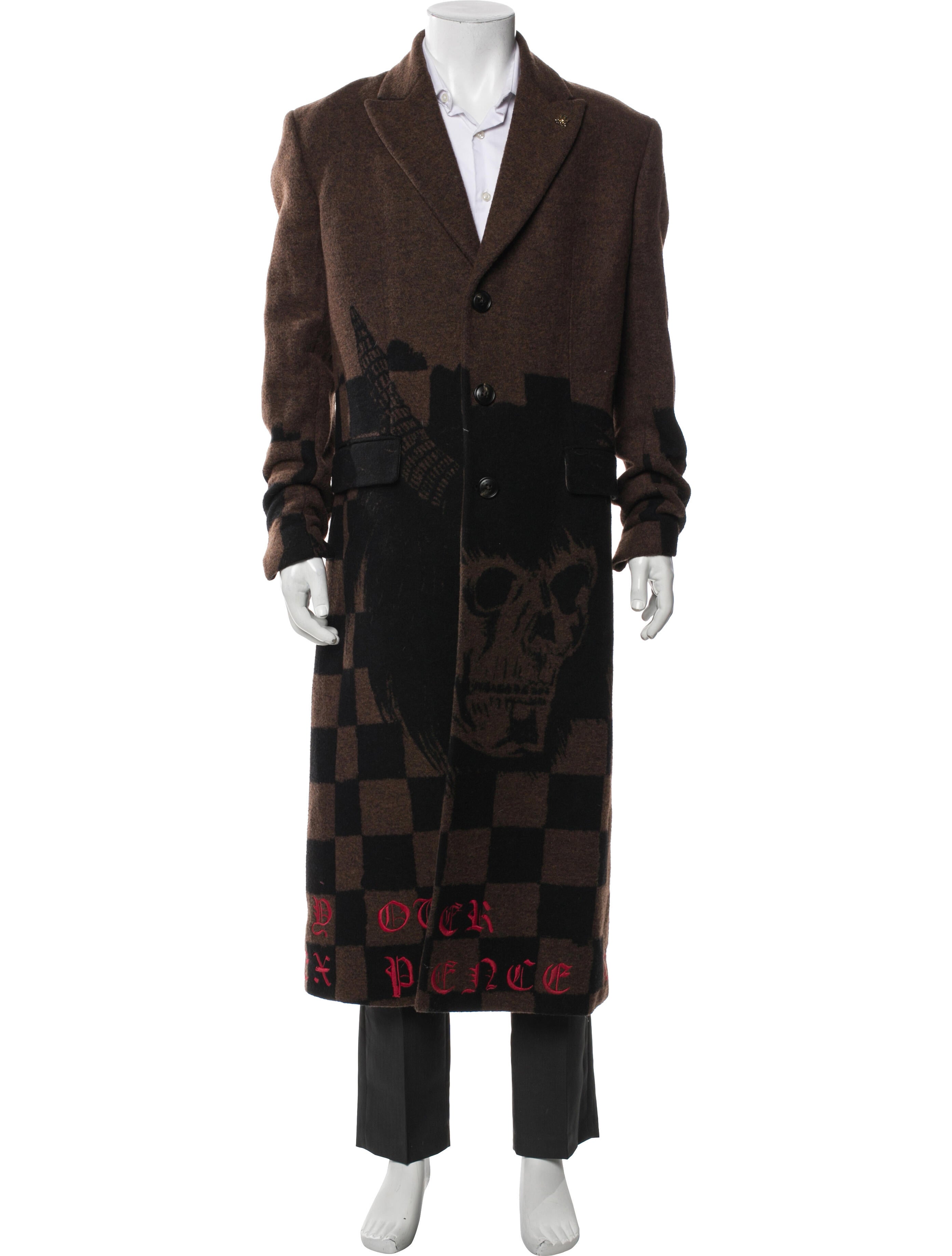 Amiri X Wes Lang Printed Overcoat