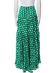 Alexandra Miro Polka Dot Print Midi Length Skirt