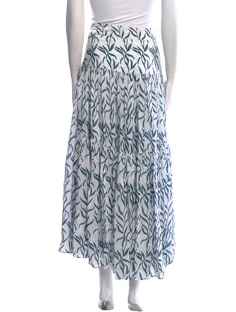 Alexandra Miro Printed Midi Length Skirt