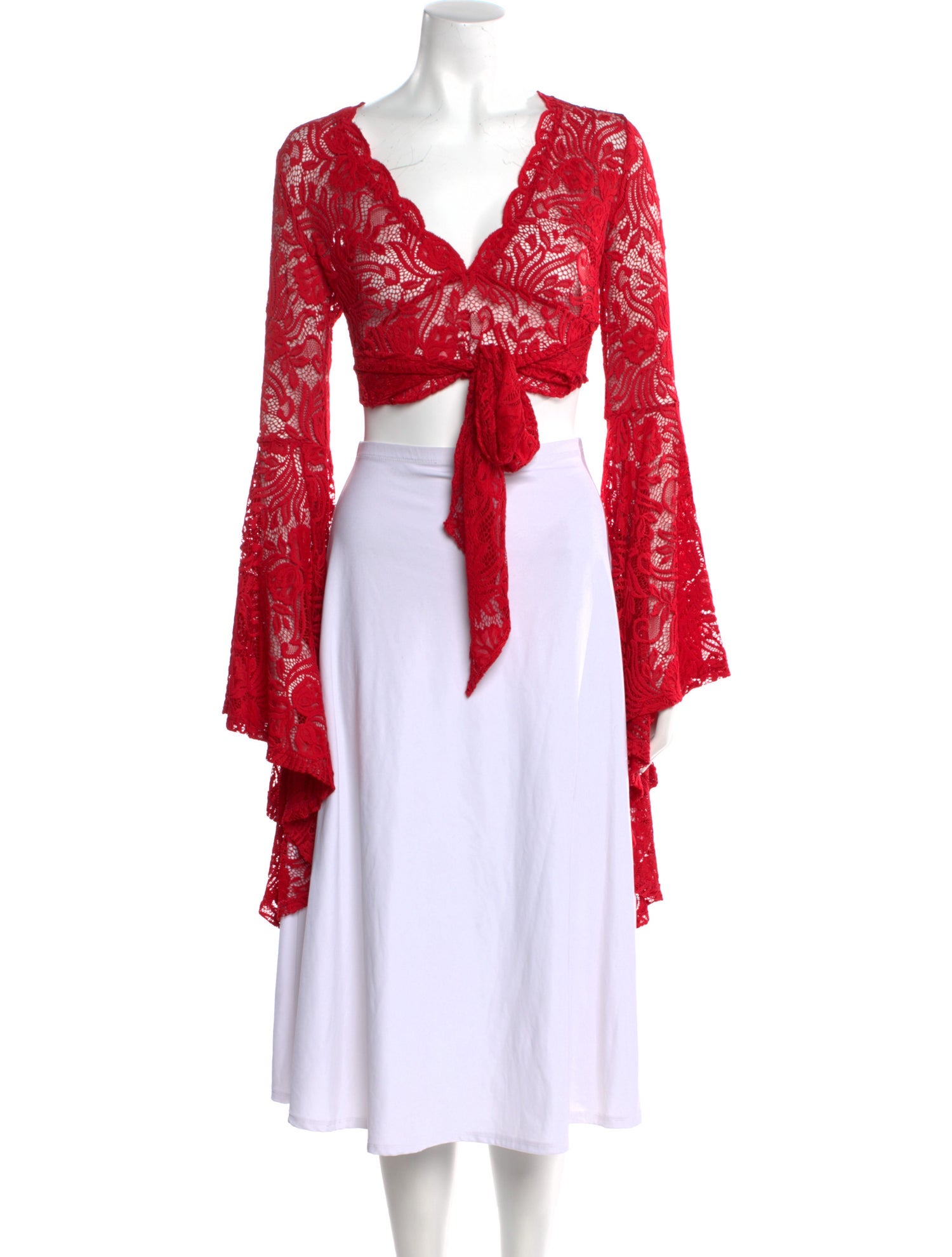 Alexandra Miro V-Neck Long Sleeve Tunic