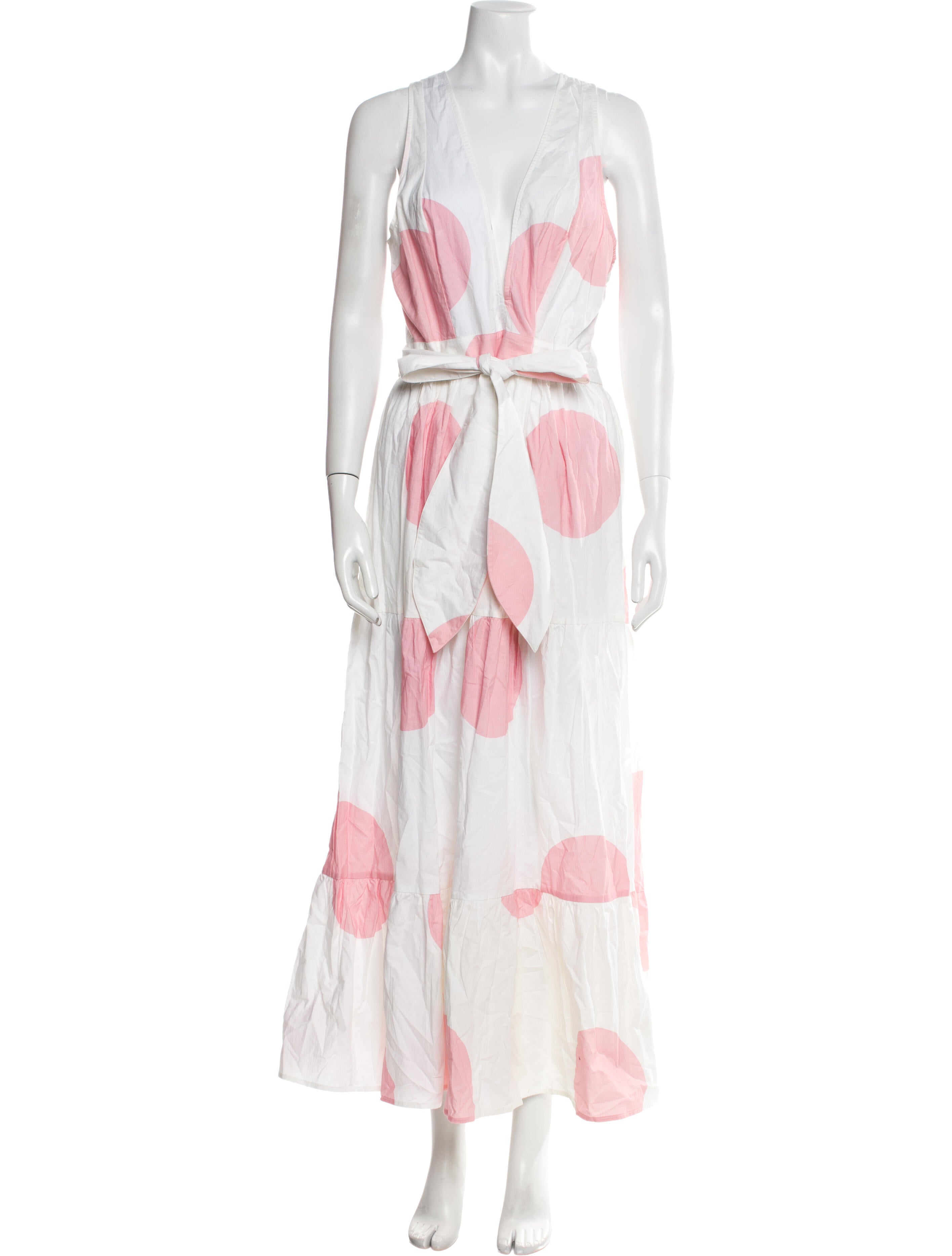 Alexandra Miro Printed Long Dress