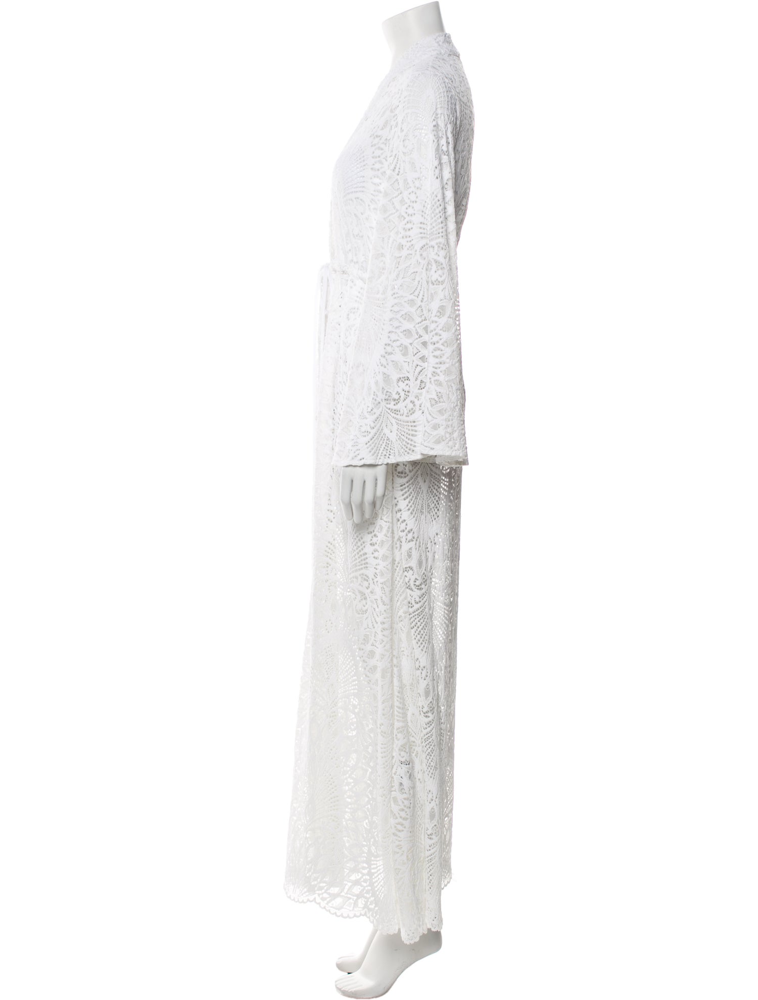 Alexandra Miro Lace Pattern Long Dress w/ Tags