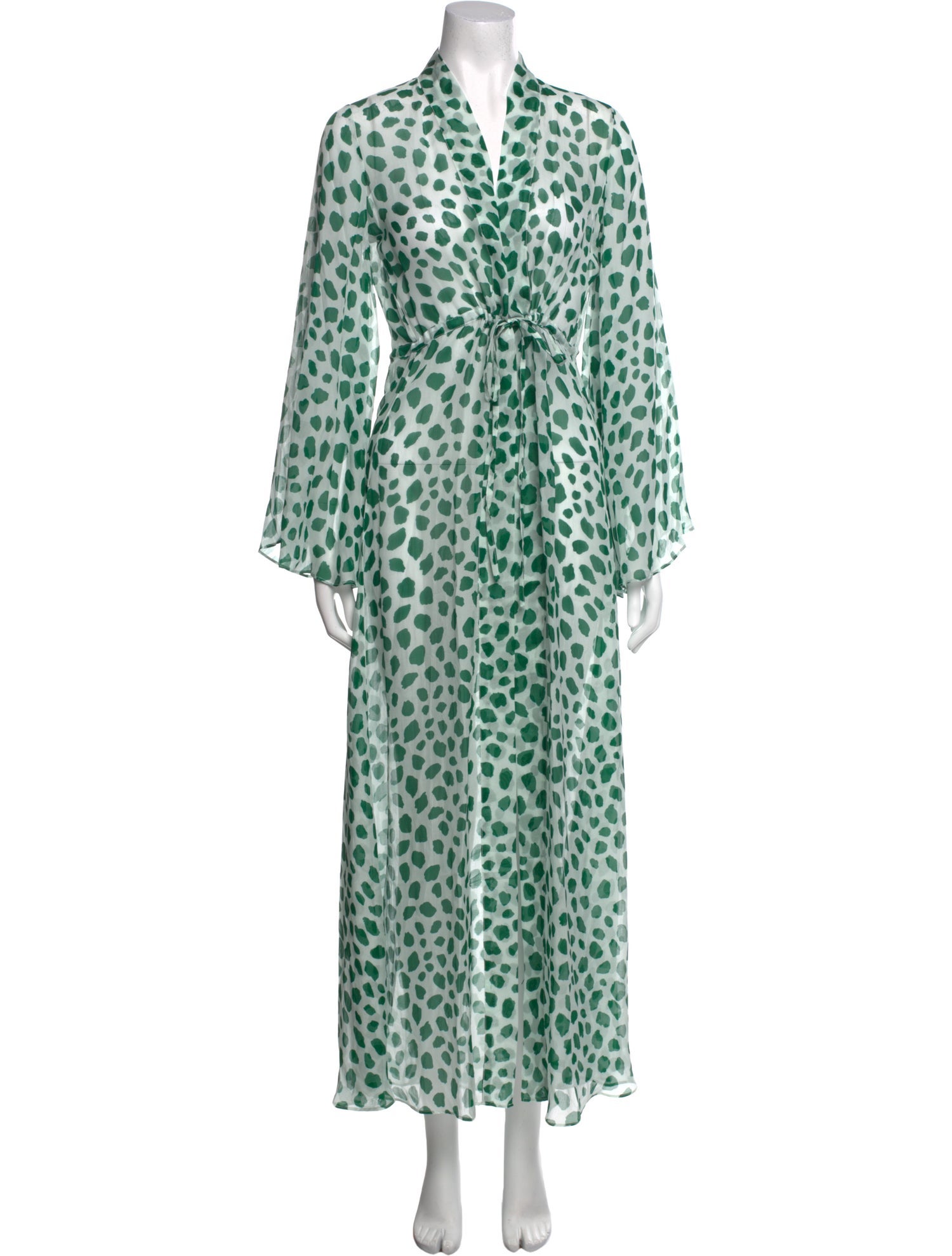 Alexandra Miro Silk Long Dress