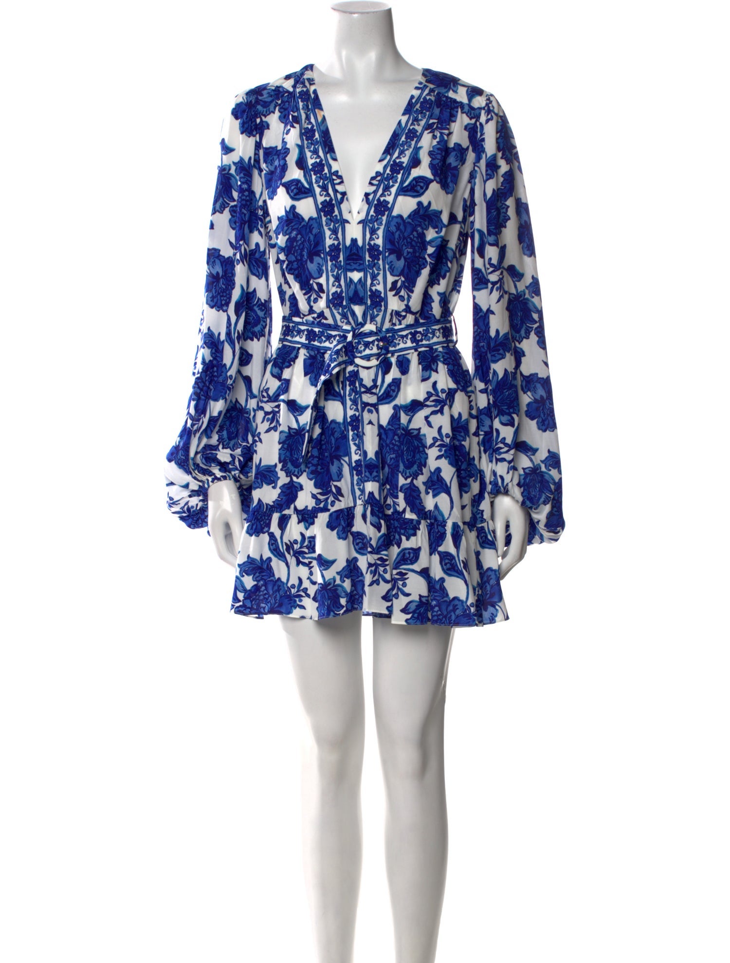 Alexandra Miro Floral Print Mini Dress