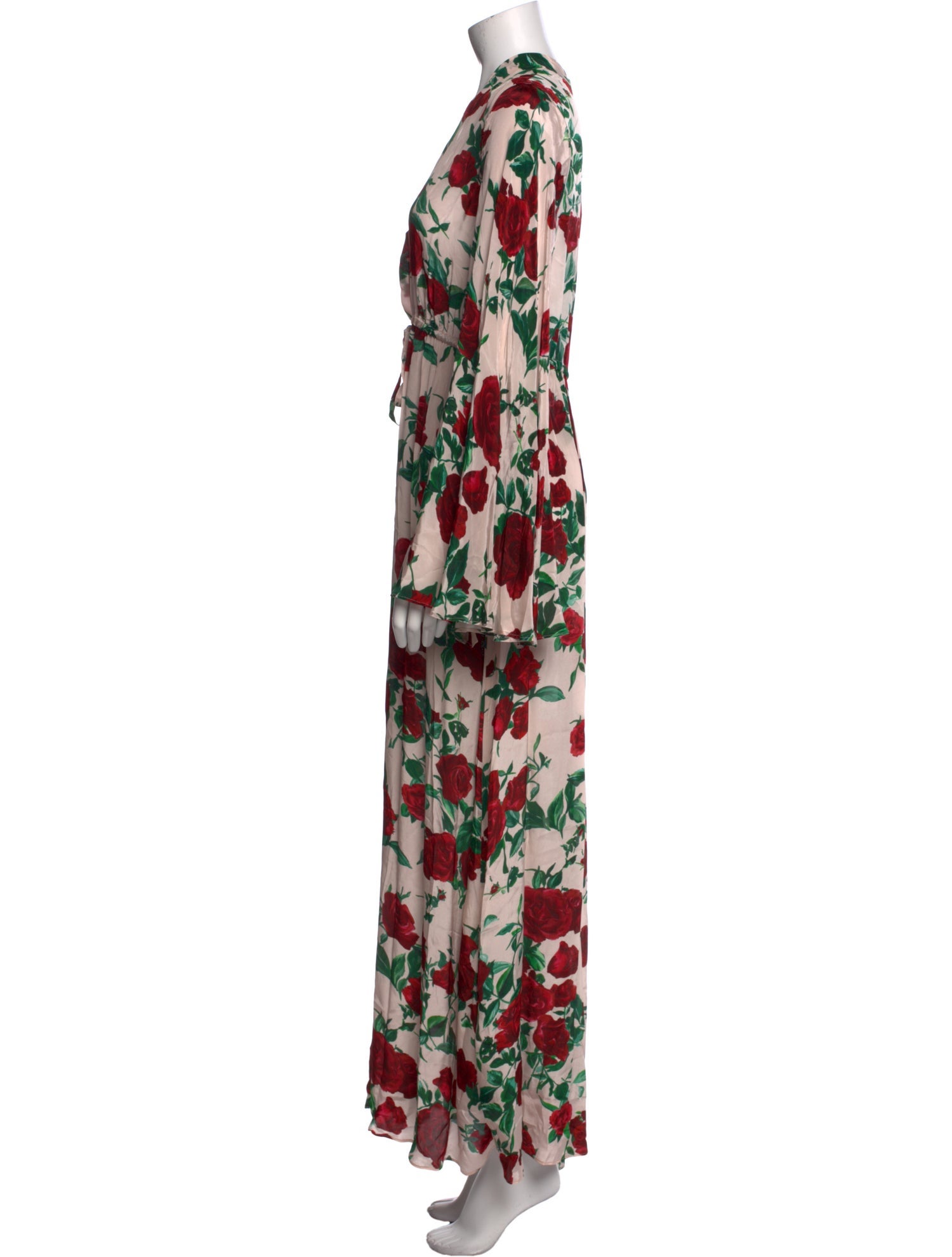 Alexandra Miro Floral Print Long Dress w/ Tags