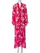 Alexandra Miro Floral Print Long Dress