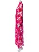 Alexandra Miro Floral Print Long Dress