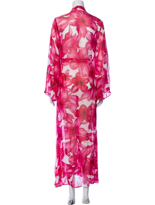 Alexandra Miro Floral Print Long Dress