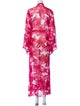 Alexandra Miro Floral Print Long Dress
