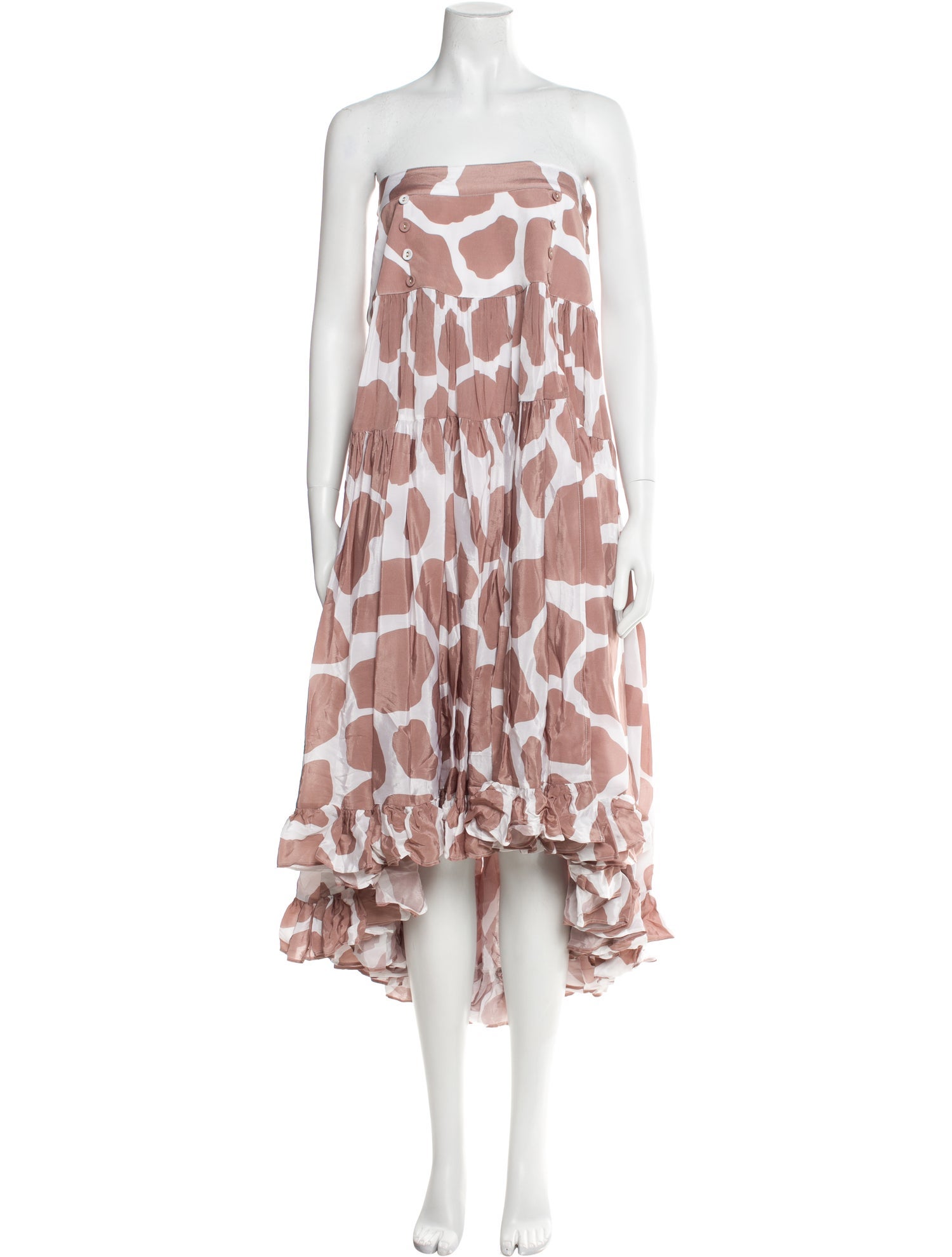 Alexandra Miro Printed Knee-Length Dress