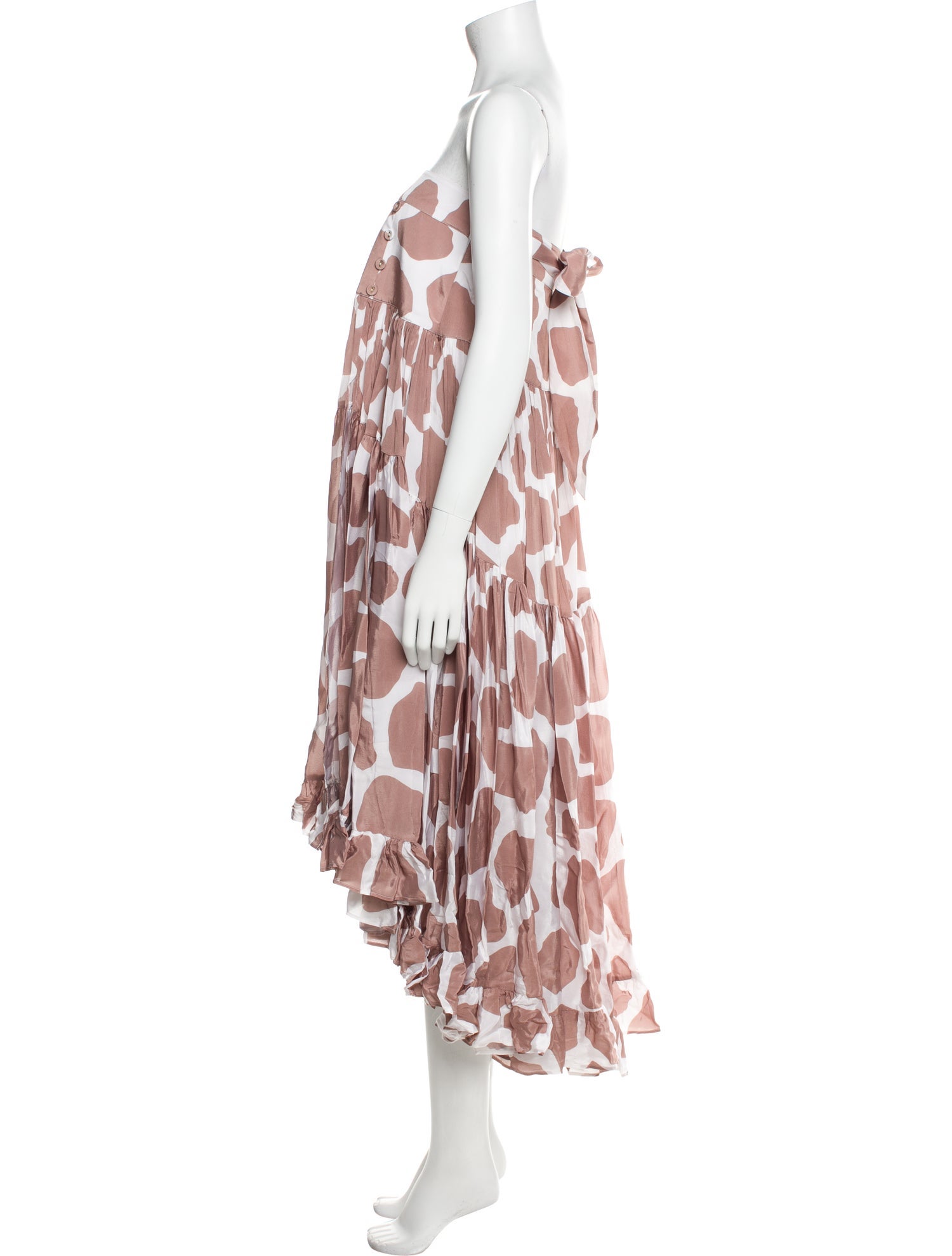 Alexandra Miro Printed Knee-Length Dress