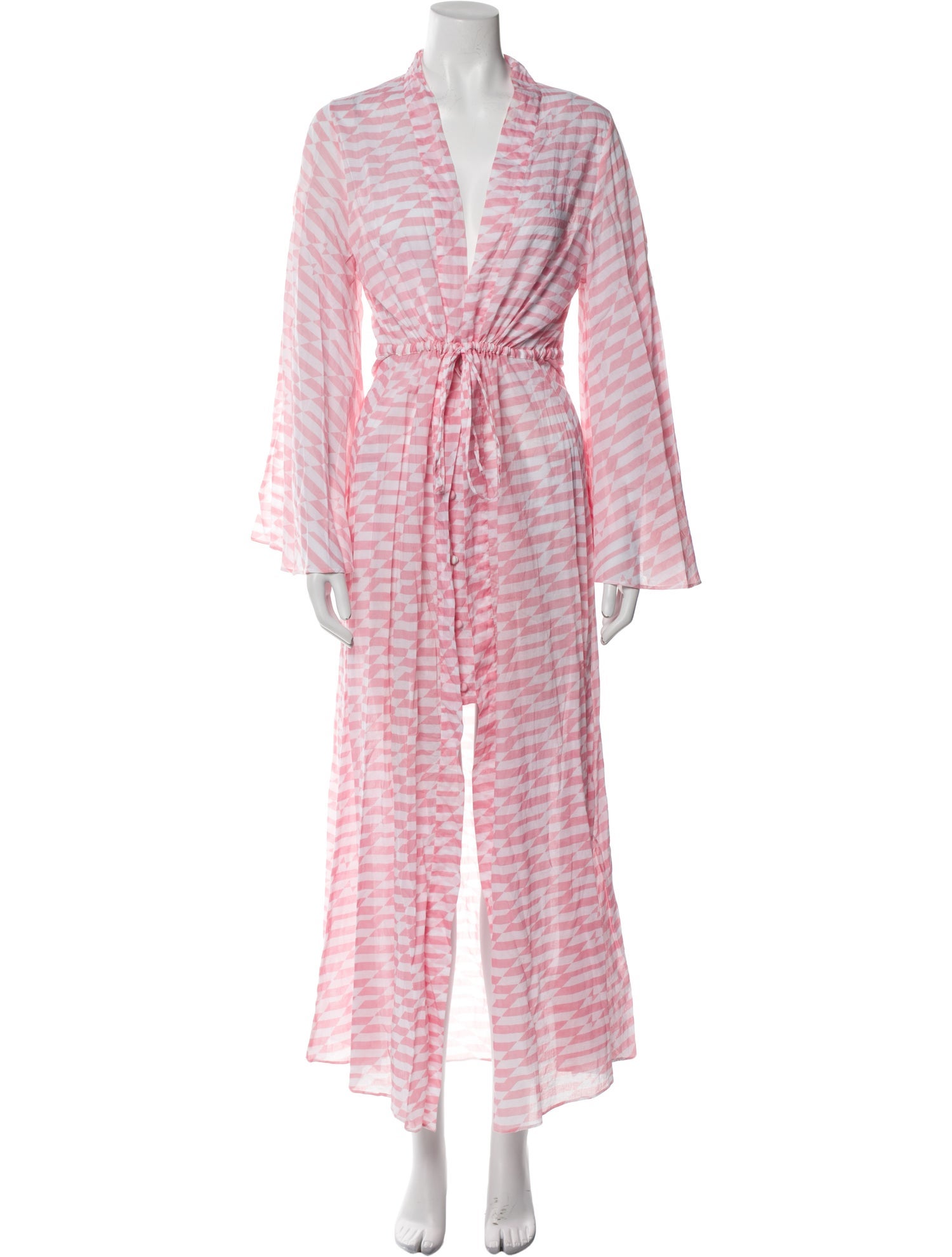 Alexandra Miro Striped Long Dress