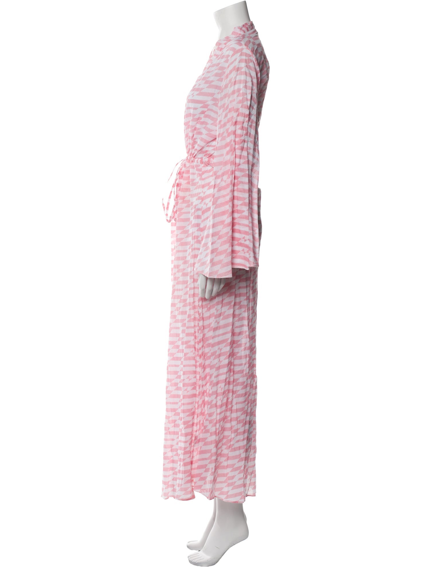 Alexandra Miro Striped Long Dress