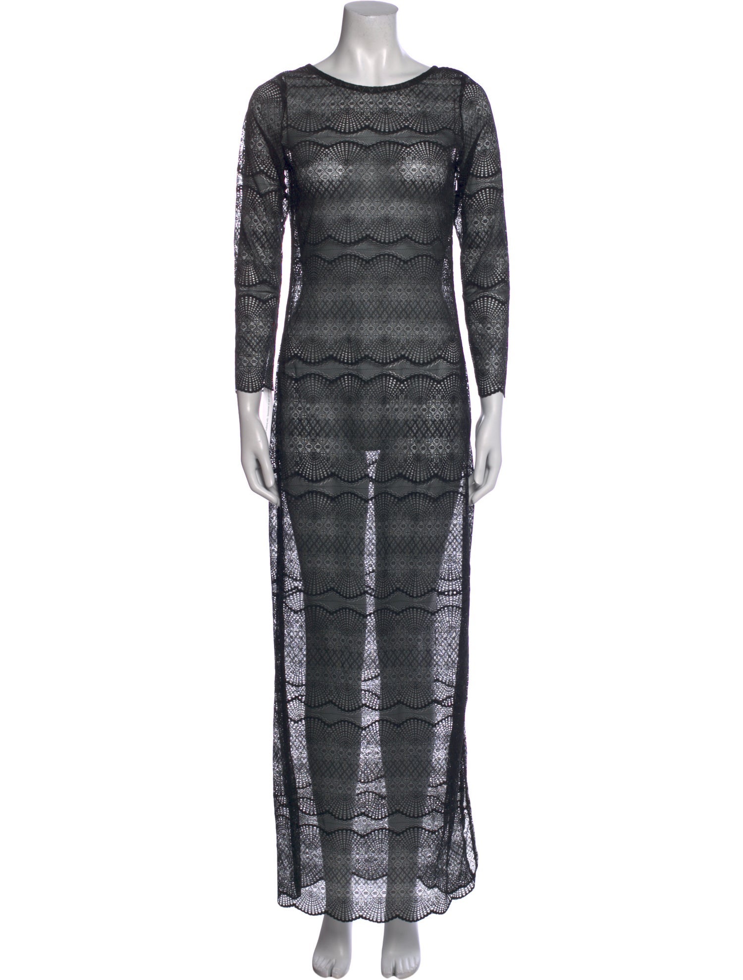 Alexandra Miro Lace Pattern Long Dress w/ Tags