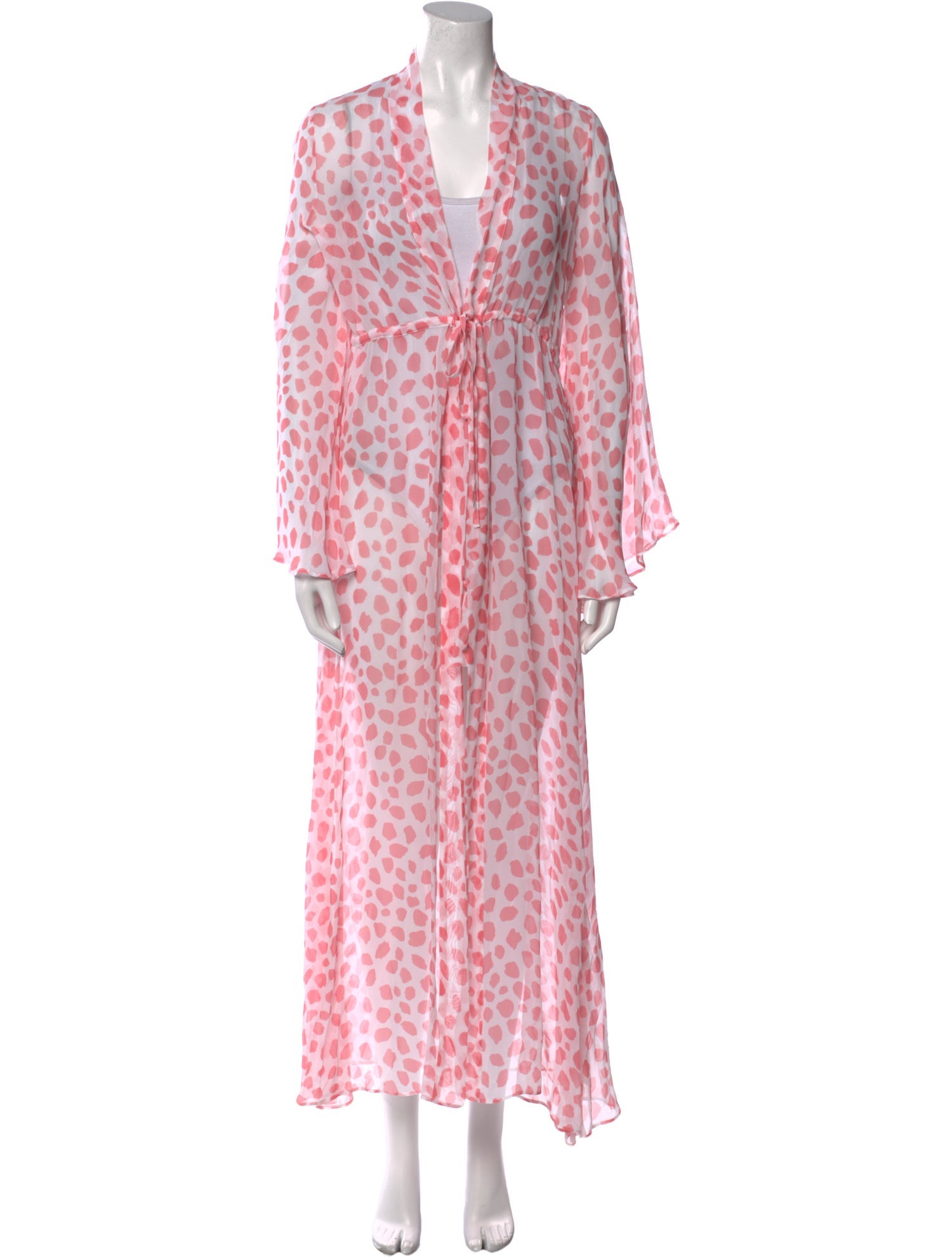 Alexandra Miro Animal Print Long Dress