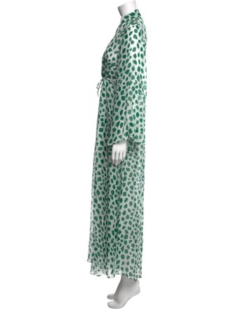 Alexandra Miro Silk Long Dress