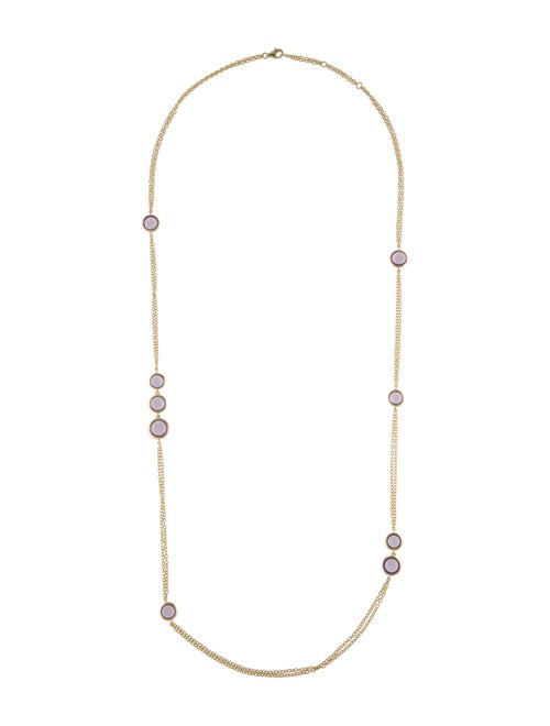 Aamiaa Amethyst Candy Station Necklace