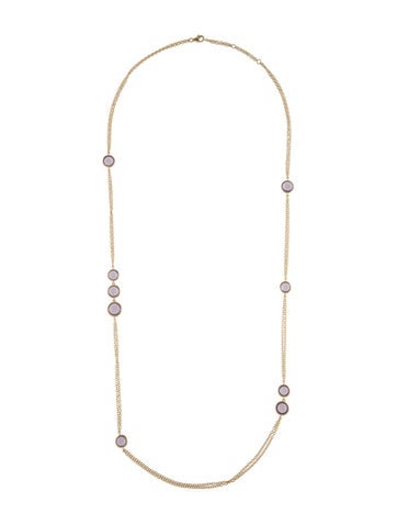 Aamiaa Station Amethyst Candy Necklace