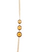 Aamiaa Citrine Station Chain Necklace