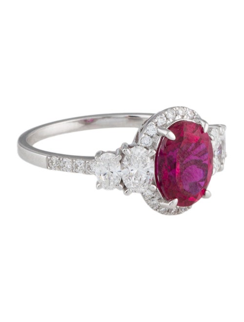 Aamiaa 14K 2.64ct Lab-Grown Ruby and Diamond Cocktail Ring