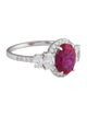 Aamiaa 14K 2.64ct Lab-Grown Ruby and Diamond Cocktail Ring
