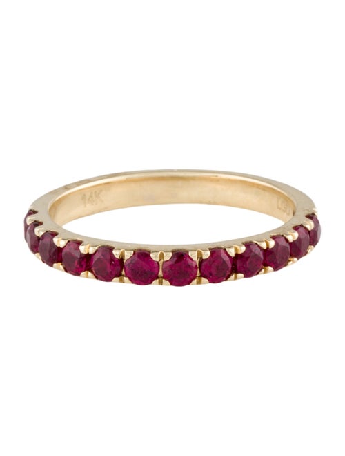 Aamiaa 14K Synthetic Ruby Band