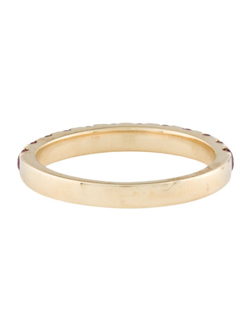 Aamiaa 14K Synthetic Ruby Band