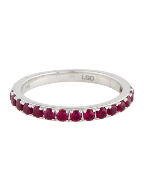 Aamiaa 14K Synthetic Ruby Band