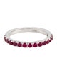 Aamiaa 14K Synthetic Ruby Band