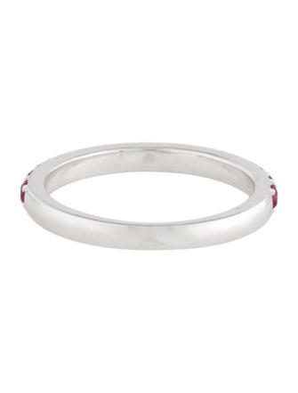 Aamiaa 14K Synthetic Ruby Band
