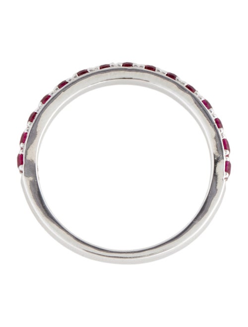 Aamiaa 14K Synthetic Ruby Band