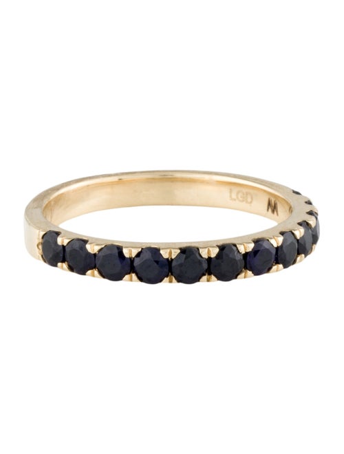 Aamiaa 14K Synthetic Sapphire Band