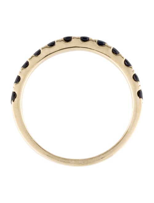 Aamiaa 14K Synthetic Sapphire Band