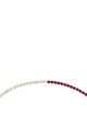 Aamiaa 14K Synthetic Ruby & Lab-Grown Diamond Tennis Necklace