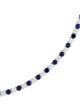 Aamiaa 14K Lab-Grown Diamond & Synthetic Sapphire Tennis Necklace