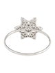 Aamiaa 10K Lab-Grown Diamond Snowflake Ring