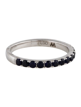 Aamiaa 14K Synthetic Sapphire Band