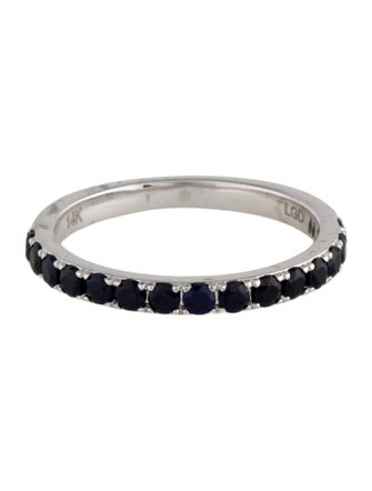 Aamiaa 14K Synthetic Sapphire Band