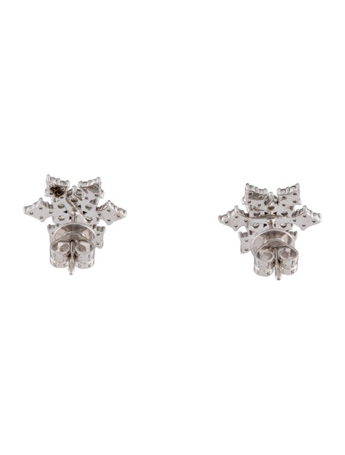 Aamiaa 10K Lab-Grown Diamond Snowflake Earrings 0.58CTW 0.89GR/13856