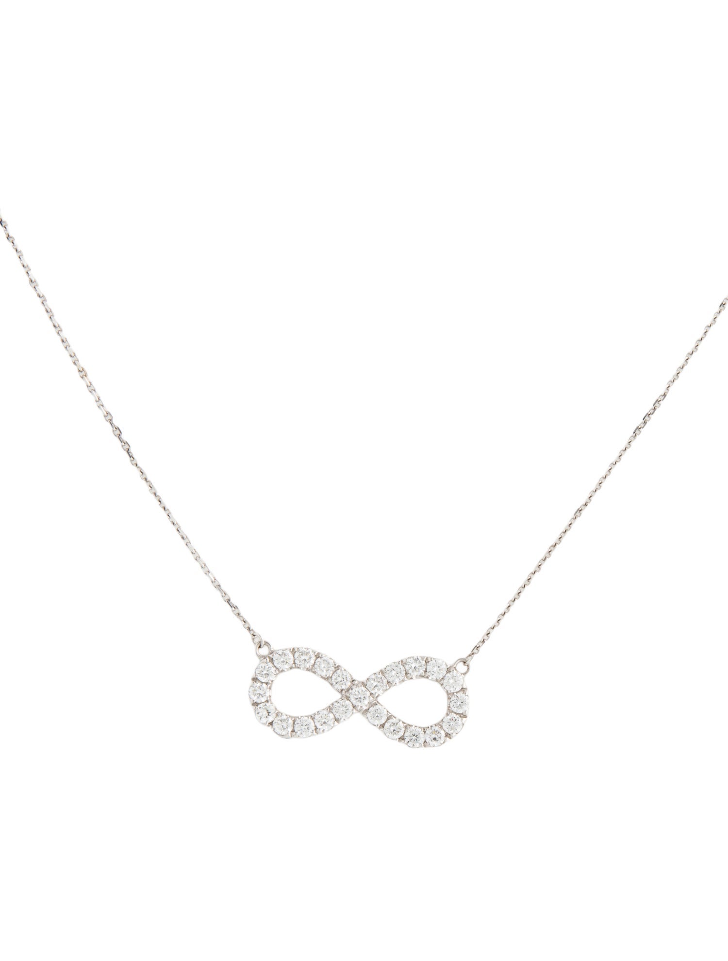 Aamiaa 14K Lab-Grown Diamond Infinity Necklace
